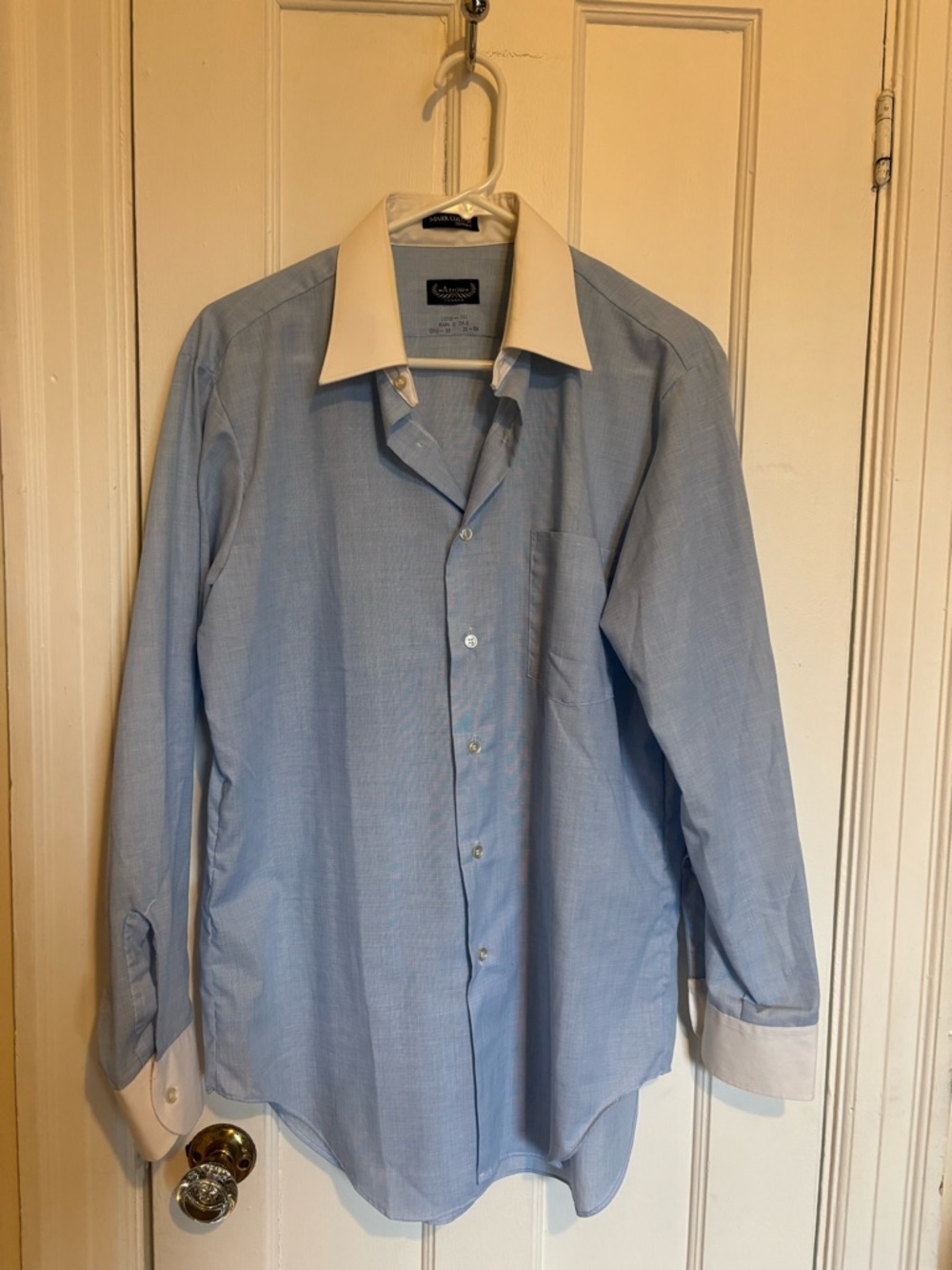 90s Vintage Mens Button Up - Mark Collar Arrow Canada